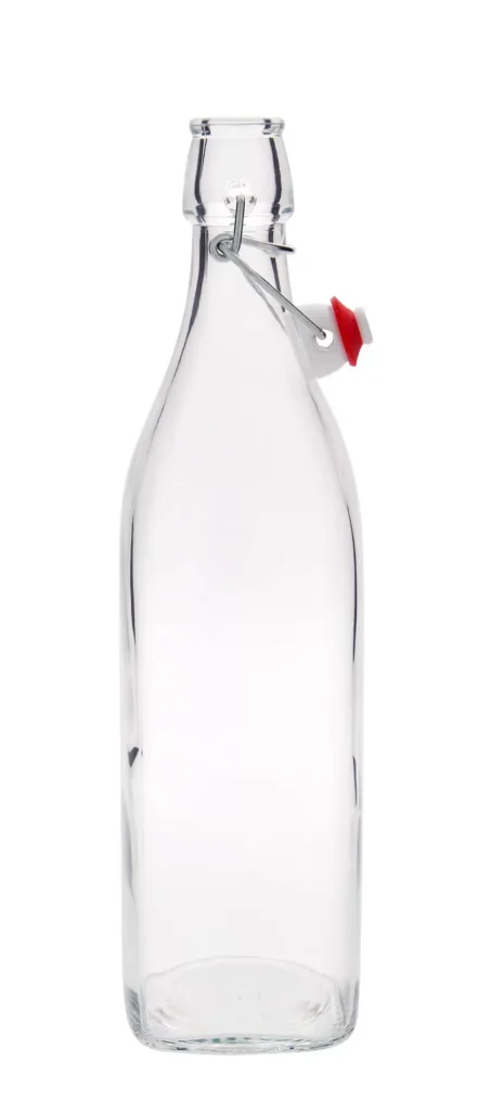 1 Liter Flasche aus Borosilikatglas