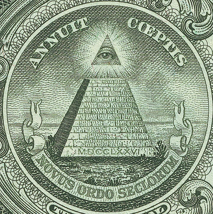 Siegel der USA - Stufenpyramide der Macht